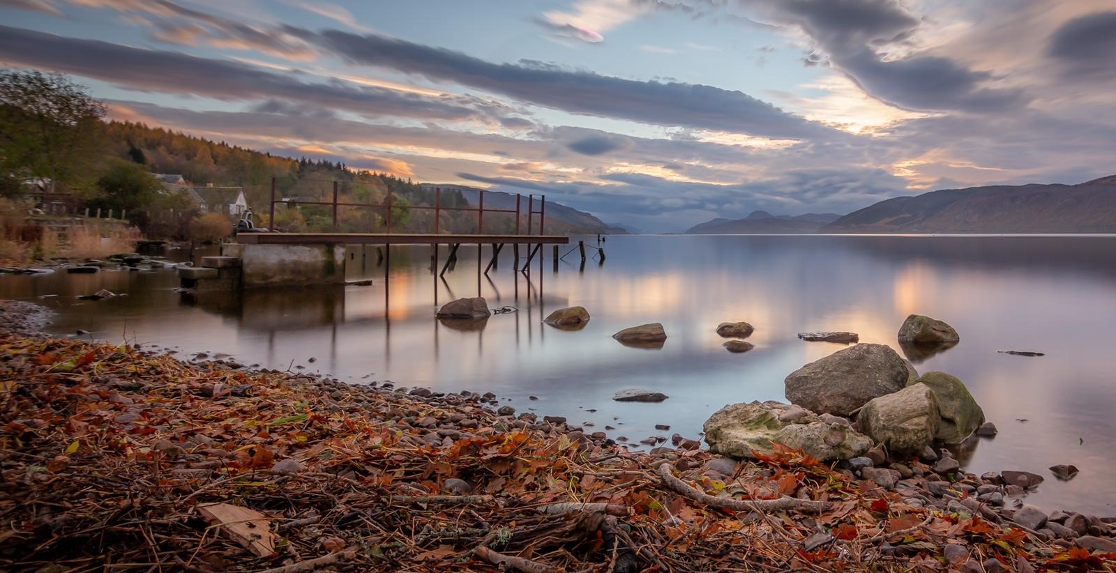 Evros lake scene