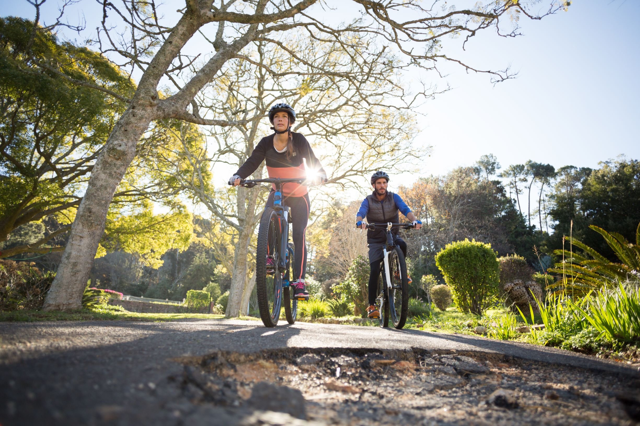 Potholes cyclists