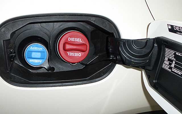 What is AdBlue and what does it do in diesel cars?