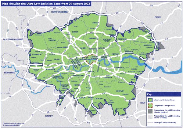 Ulez map