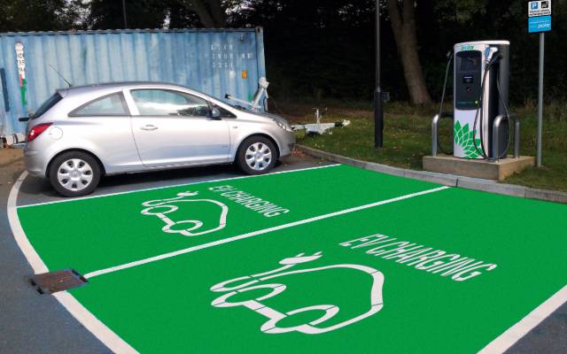 electric car charging point