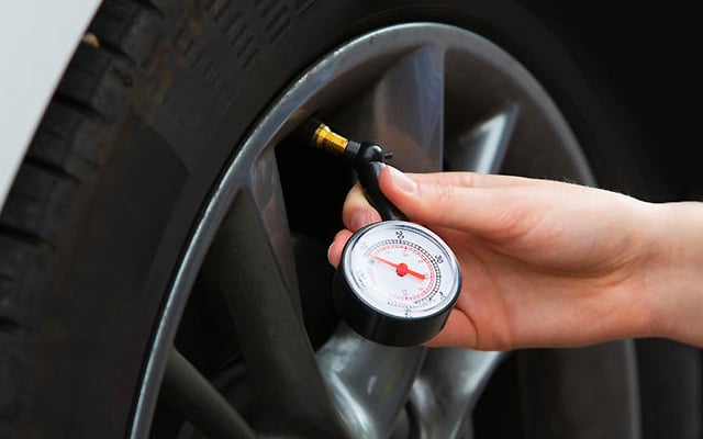 Tyre pressures