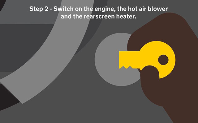 Step 2  - Switch on engine