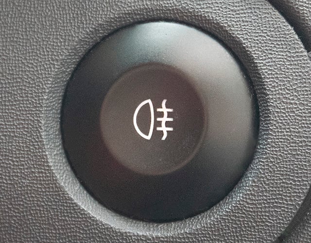 Fog light button