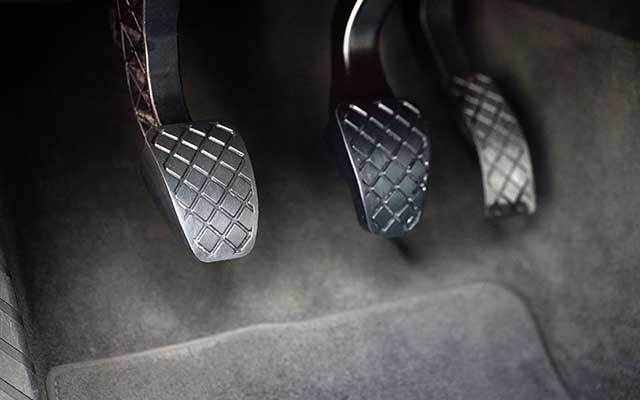Car clutch pedal