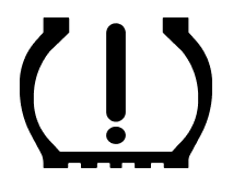 Tyre pressure warning light