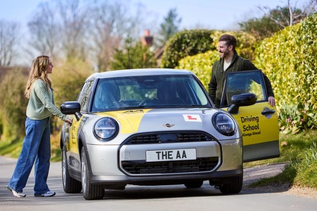 Handing back tuition car