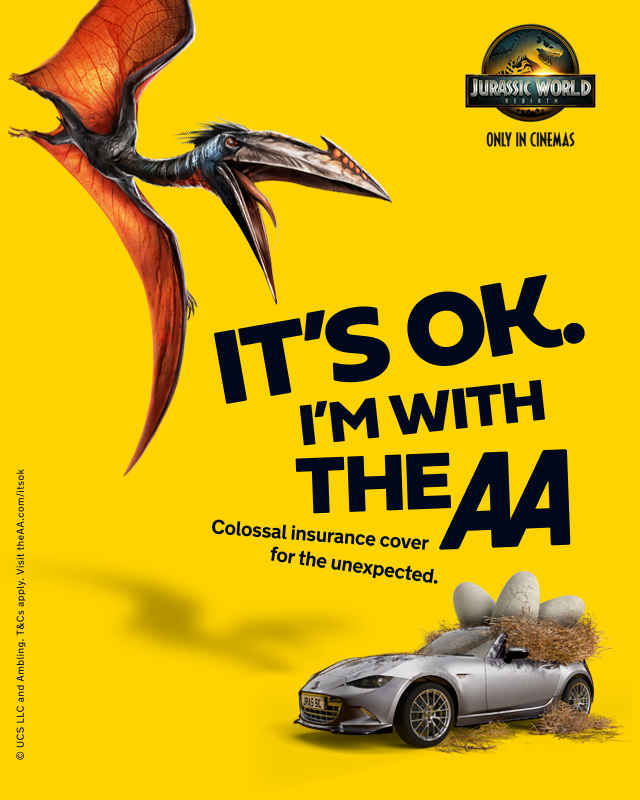 It's OK. I'm with The AA. Colossal insurance cover for the unexpected.