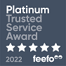 Feefo Platinum Trusted Service Award 2022