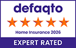 Defaqto 5 Star rated home insurance