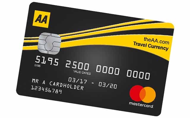 aa travel card