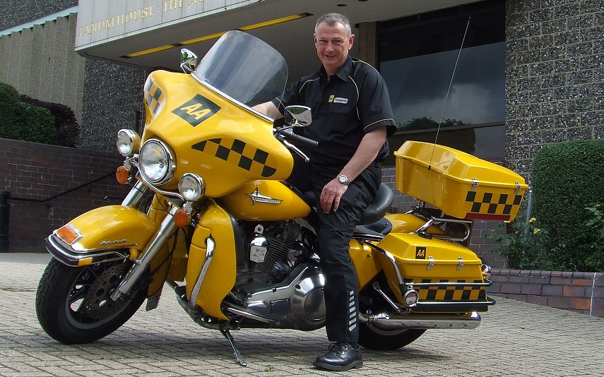 Aa harley davidson electra glide 1992 heritage patrol vehicle 855x 534